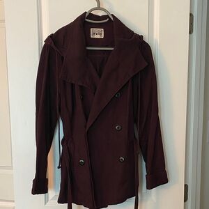 Converse Women's Dark Burgundy Trench Coat